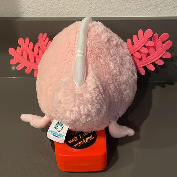 Squishable Pink Axotl Plush - Picture 2 of 4